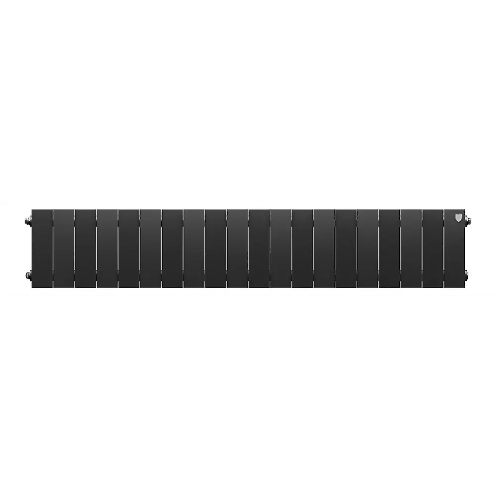 Радиатор секционный Royal Thermo Pianoforte 200/100 20 секций боковое подключение биметалл черный 86733726 STLM-2047988  - Вид №1