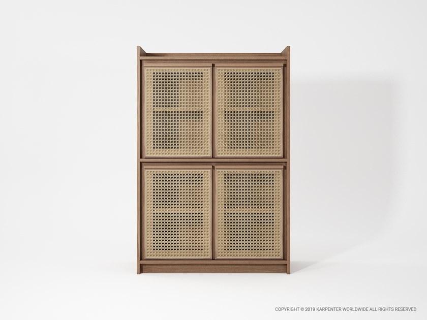 KARPENTER Комод из массива дерева и ротанга Roots sun-id-1422030 - Вид №9