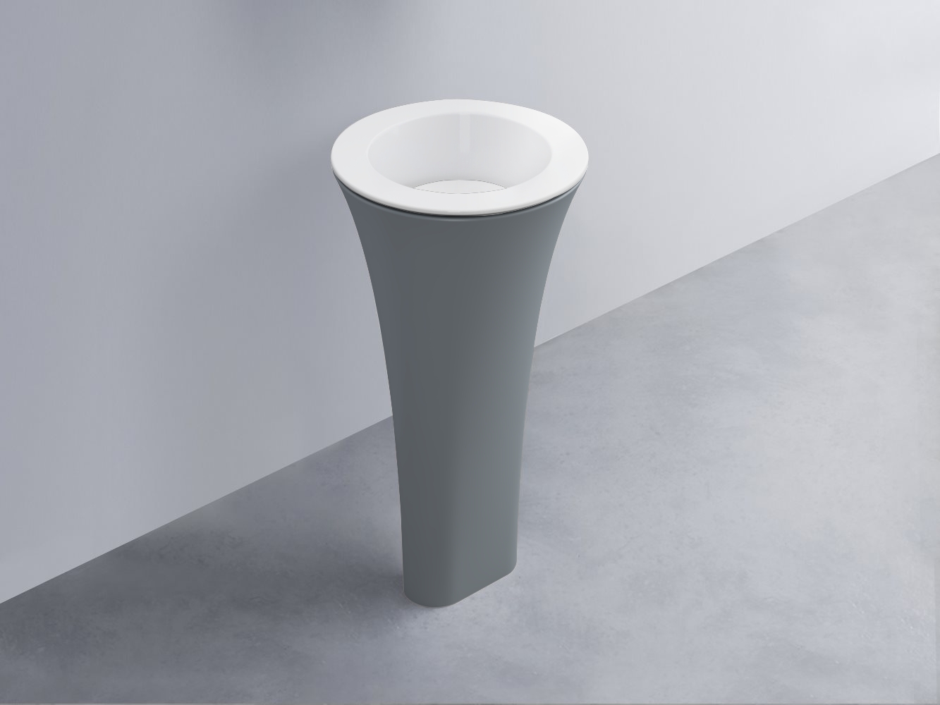 AMLA45-BL+AMPILT-BL+AMCOLT-BR Раковина Amedeo Tondo отдельностоящая cielo Enjoy + Amedeo Ceramica Cielo