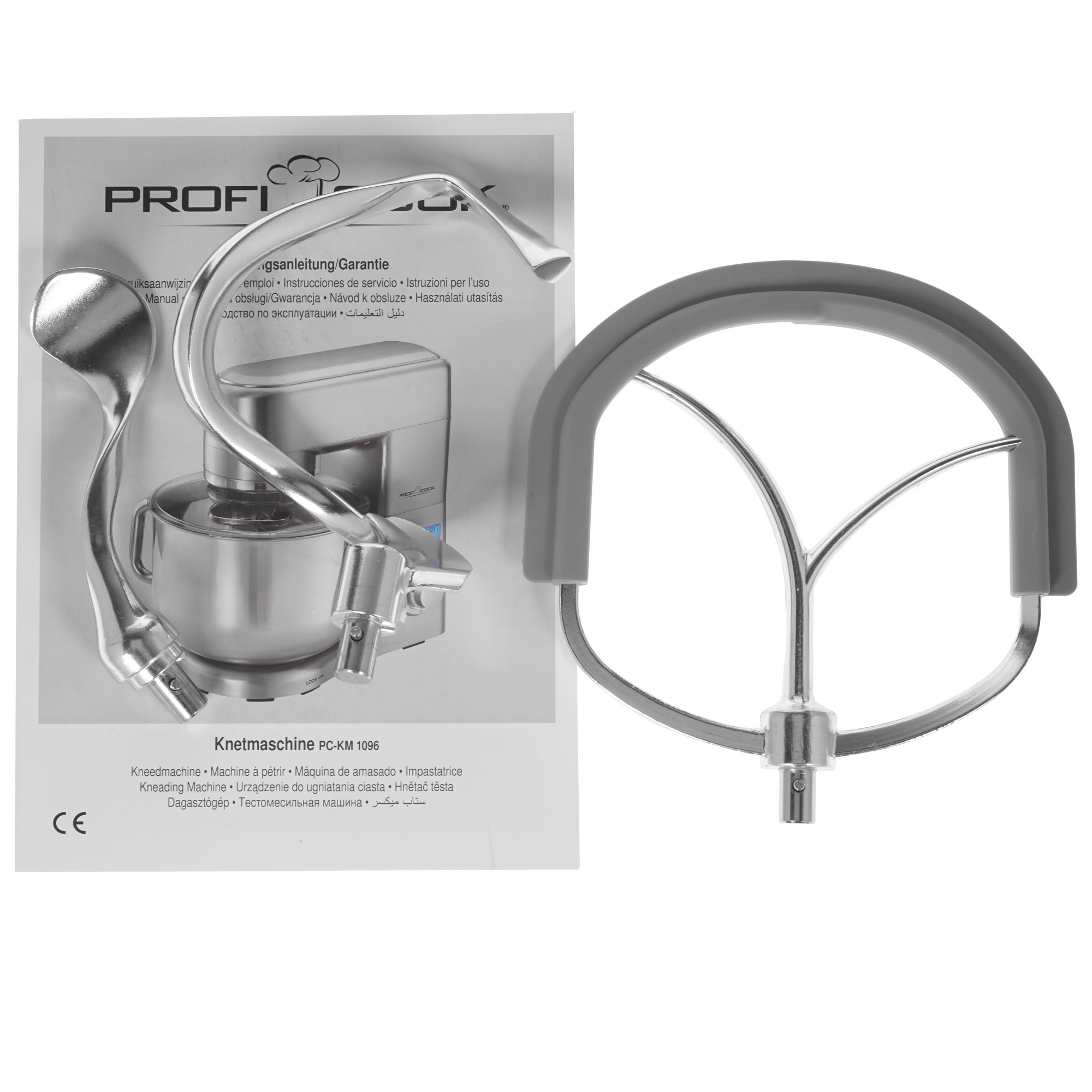 8117220 Миксер Profi Cook PC-KM 1096 серебристый ProfiCook STDN-0055873 - Вид №6