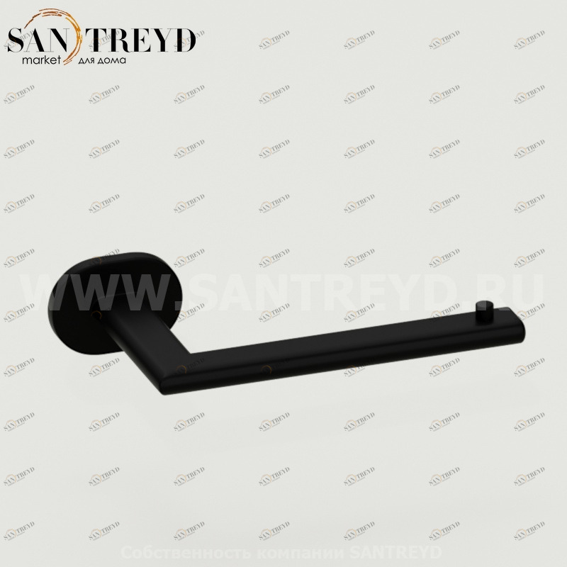 922431 Держатель туалетной бумаги, цвет Черный бархат Kerasan Nolita Италия