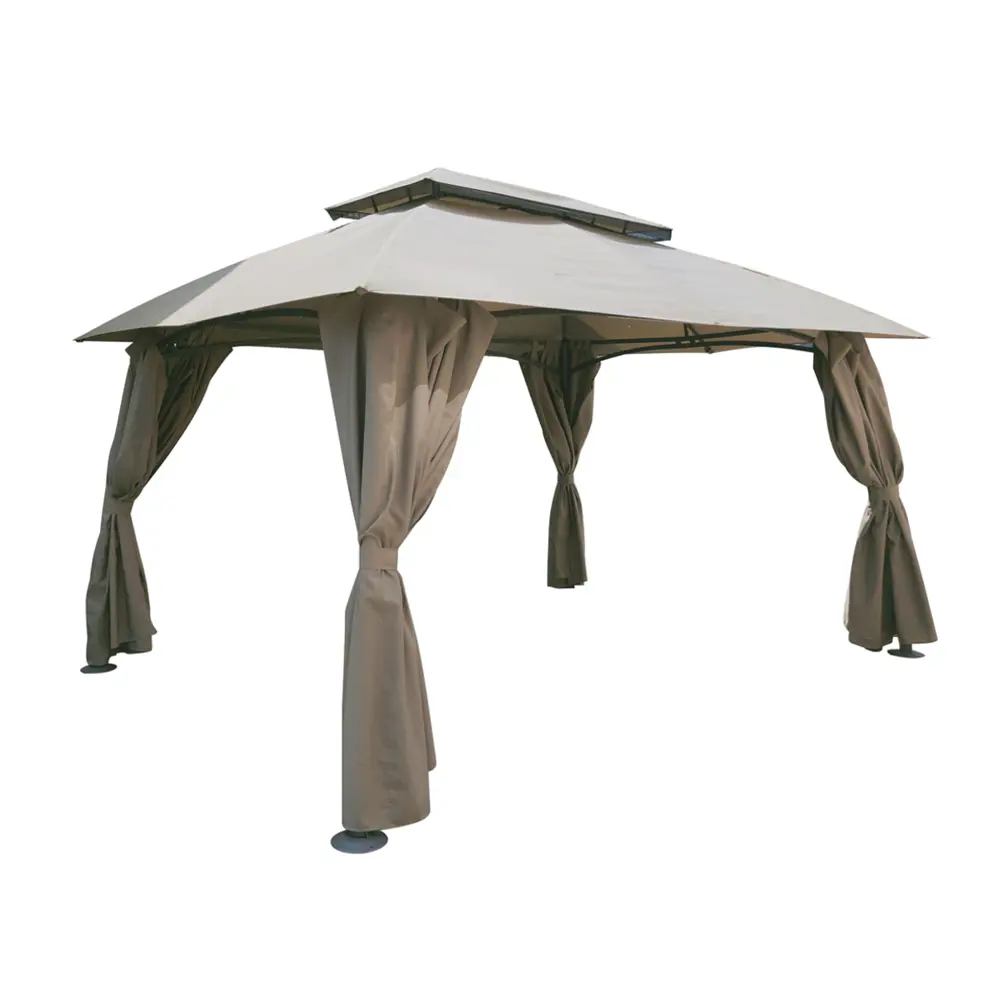 Тент садовый Green Glade 3х3х2.6 м металл/полиэстер коричневый 84756032 STLM-2204431 Santreyd 
