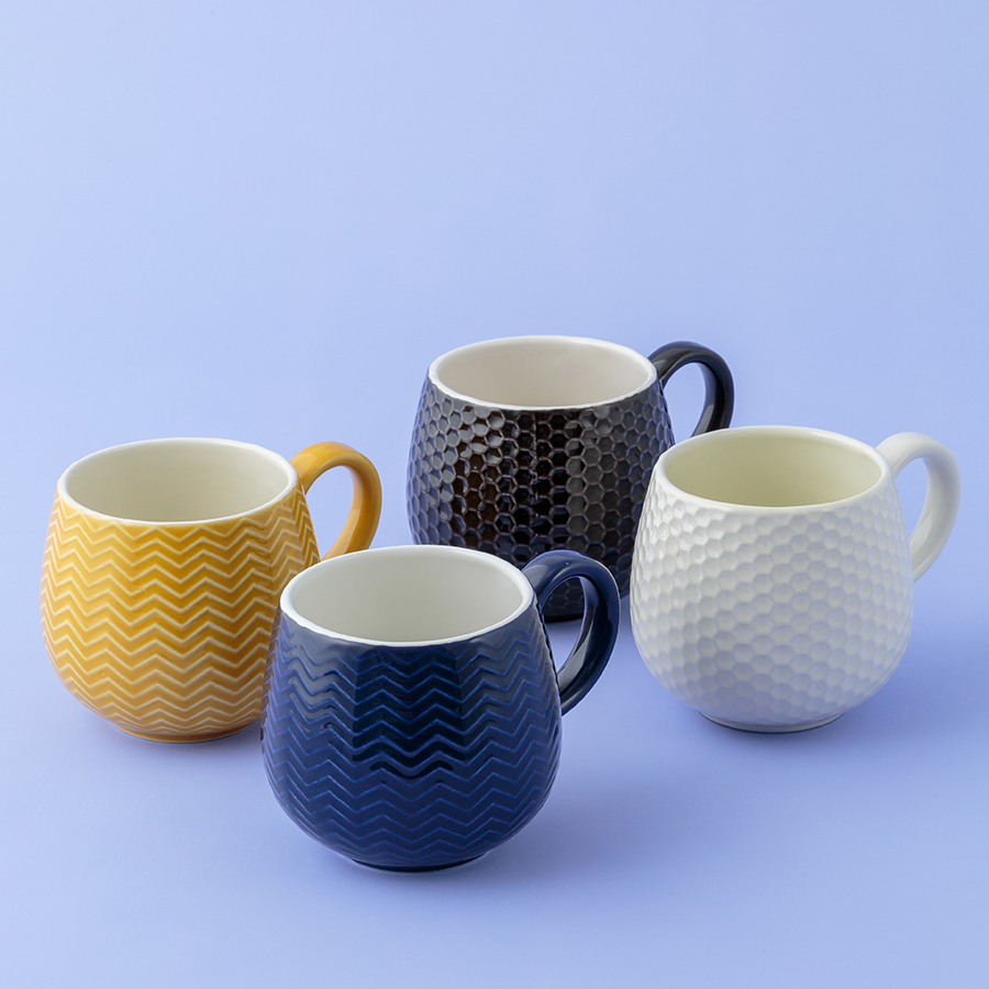 2002.144 Кружка embossed, 350 мл, черная Mason Cash  - Вид №1