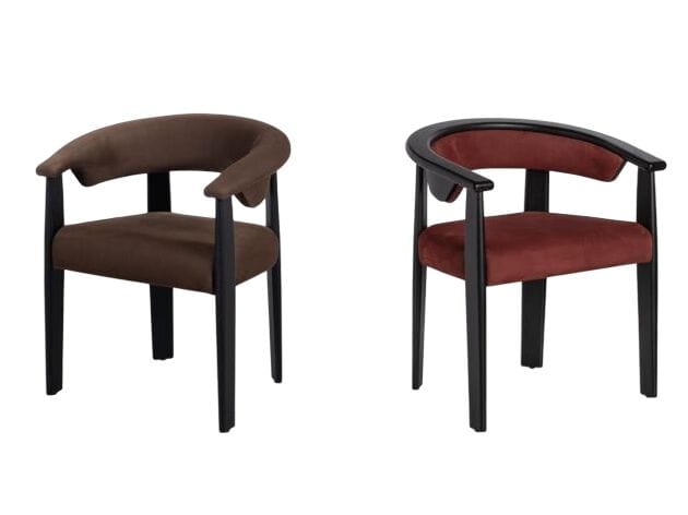 Мягкий стул из массива дерева Baxter AFRA ARCH-00005979