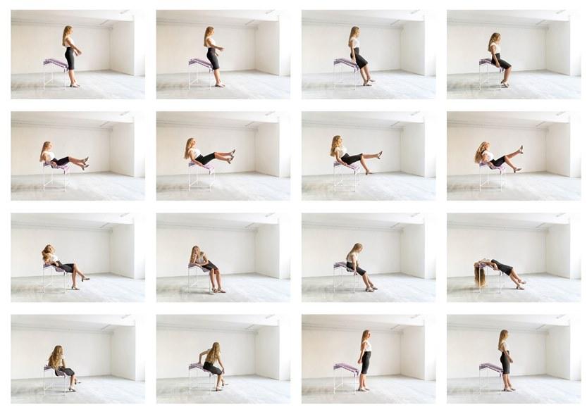 smarin Стул из металла и эластичной ткани sun-id-1376316 - Вид №9