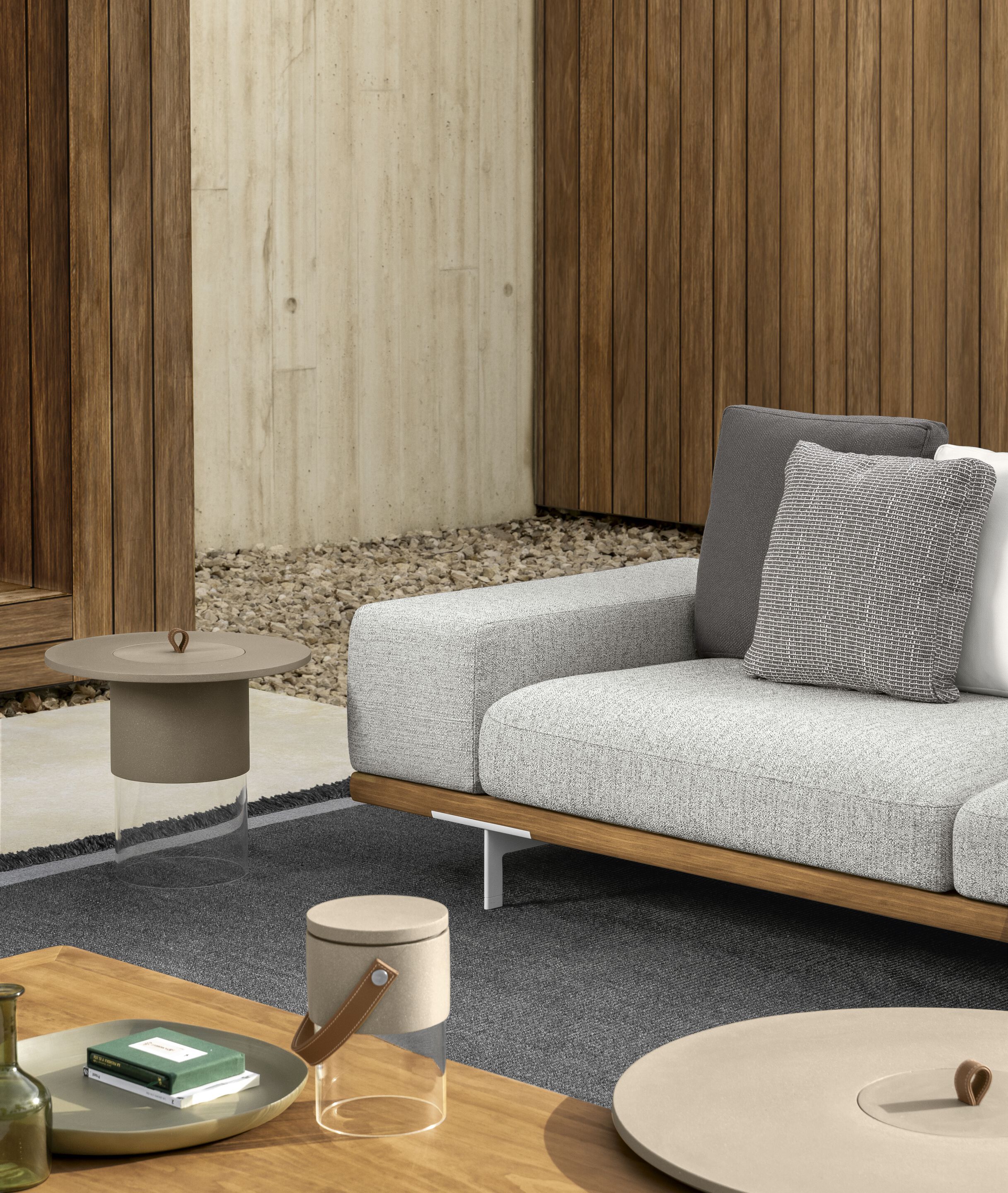 Садовый диван из ткани с деревянной основой d'Accoya® Talenti Allure ARCH-00054147 - Вид №13