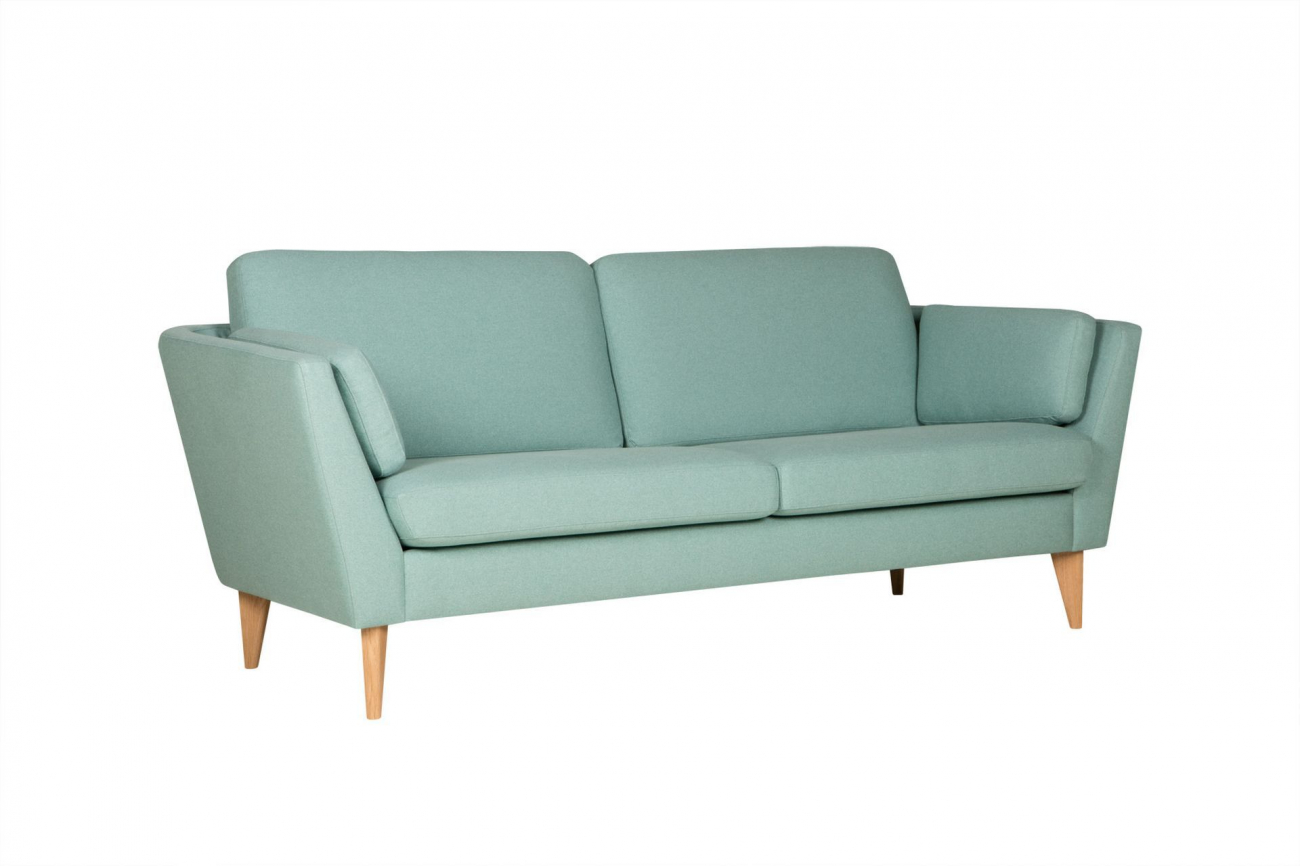 Диван Mynta двухместный прямой бирюзовый SITS MYNTA 192210 Голубой  - Вид №1