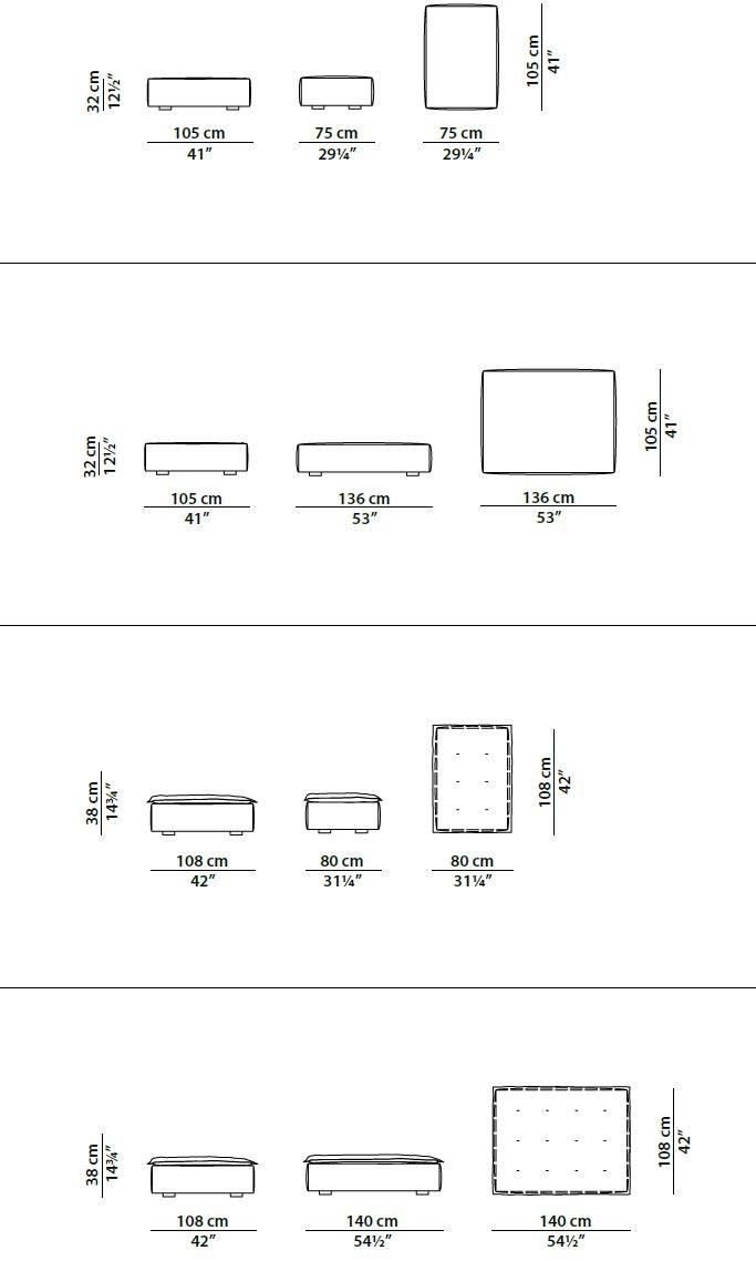BAXTER Кожаный диван Miami sun-id-1384615 - Вид №14