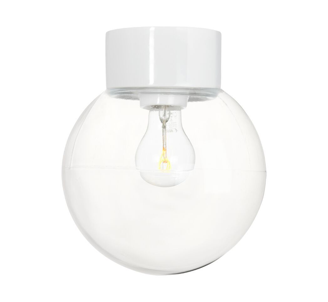 Настенный светильник / потолочный светильник из стекла и фарфора Ifö Electric Classic Globe ARCH-00080719 - Вид №14