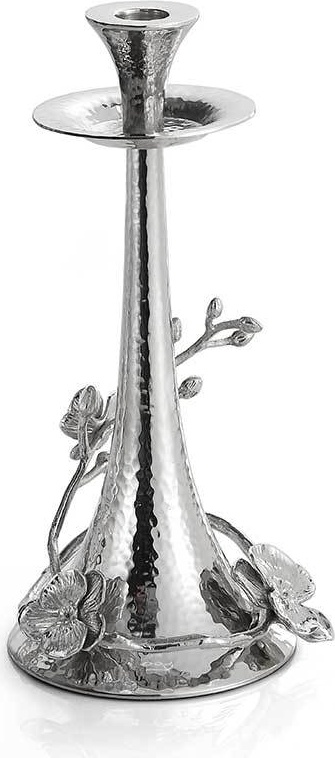 10558930 Michael Aram Набор подсвечников Michael Aram Белая орхидея 28см, 2шт Сталь нержавеющая 