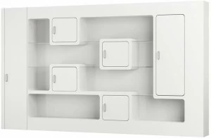 DWFI Оборудованная лакированная стена  00002379