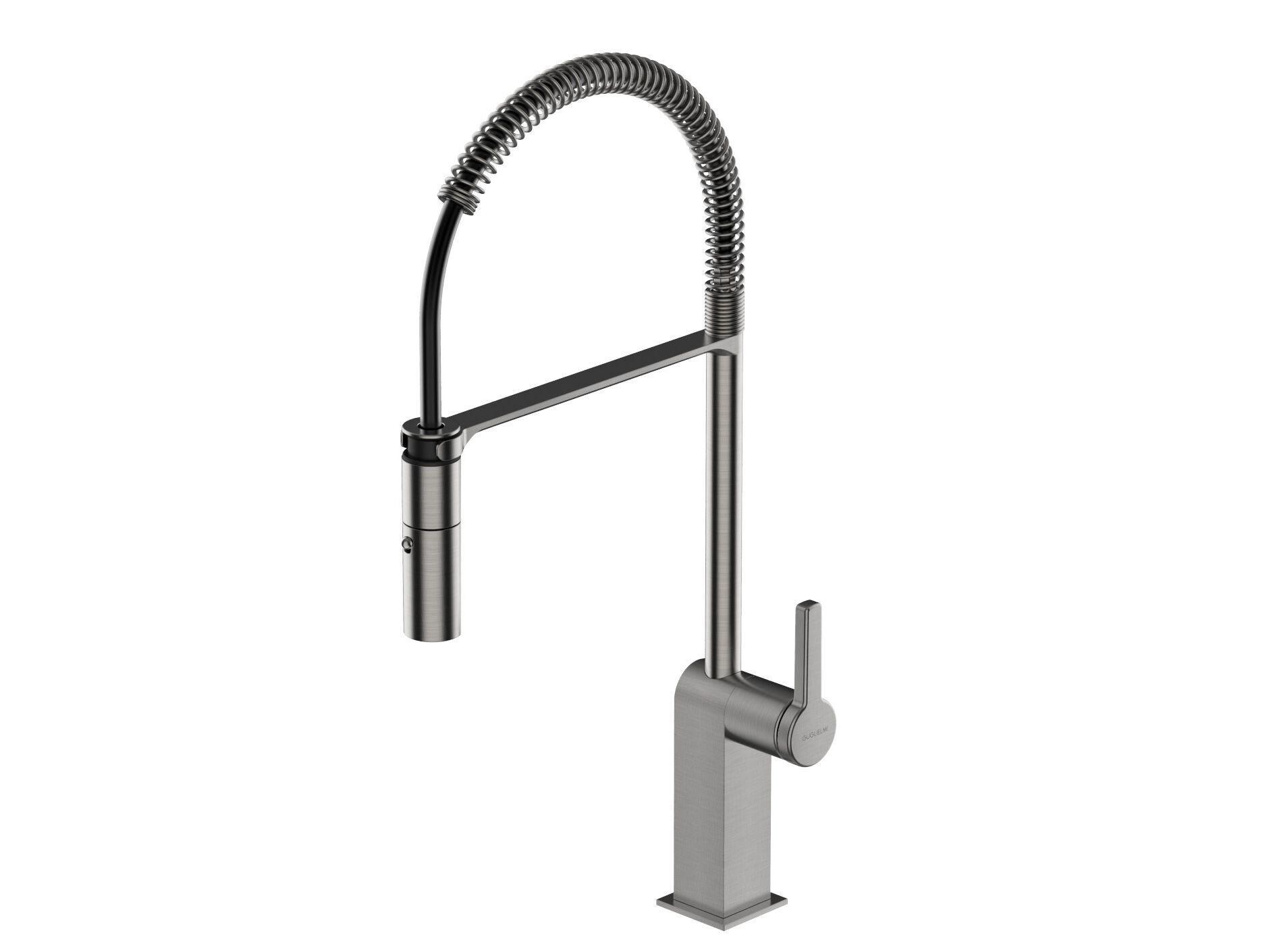 Однорычажный смеситель для кухни с выдвижным ручным душем GUGLIELMI RUBINETTERIE QR ARCH-00117356 - Вид №1