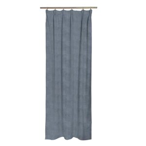 Штора на ленте Evette 140x280 см цвет синий 83407021 STLM-2165085