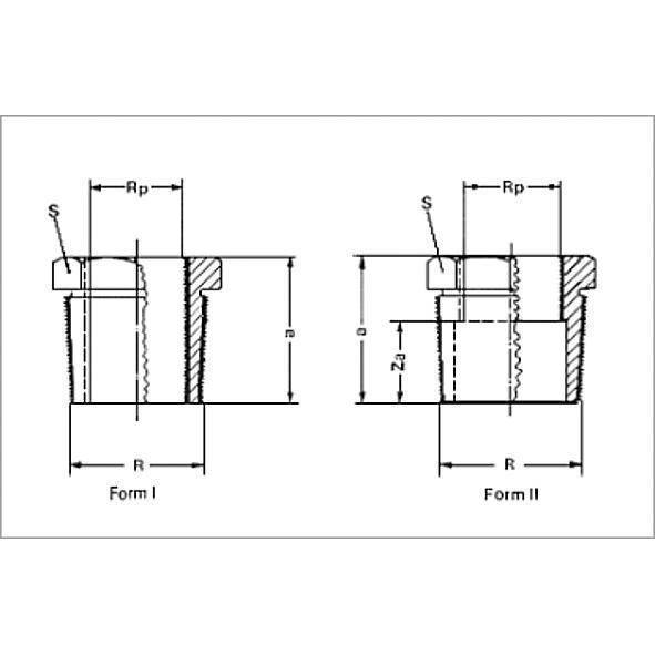 1324143 SANHA 3241 PURAFIT футорка ВР-НР 4x3 мм  - Вид №1