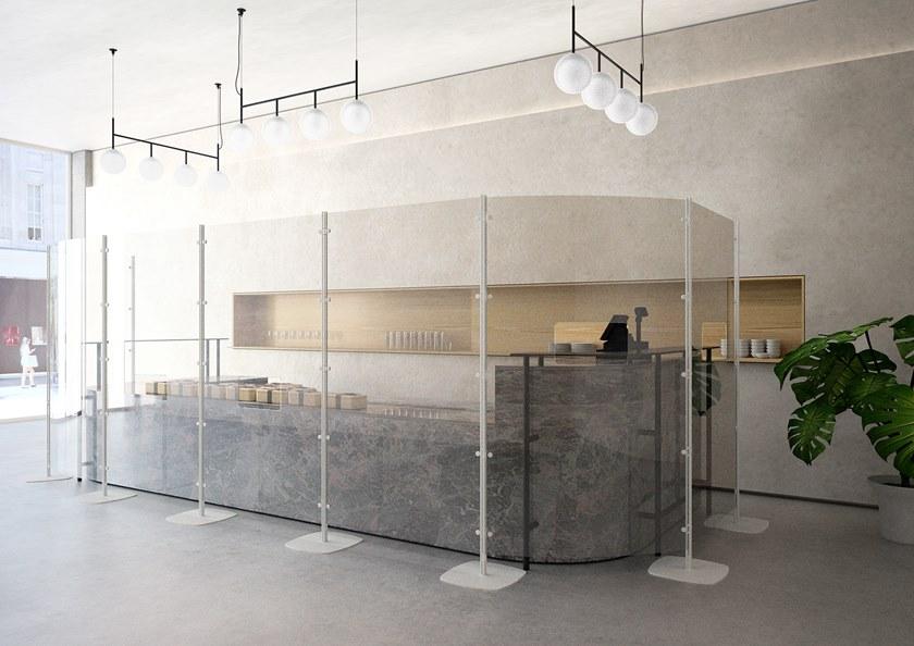 Caimi Brevetti Перегородка-перегородка из поликарбоната Caimi safe design sun-id-1389856 - Вид №5