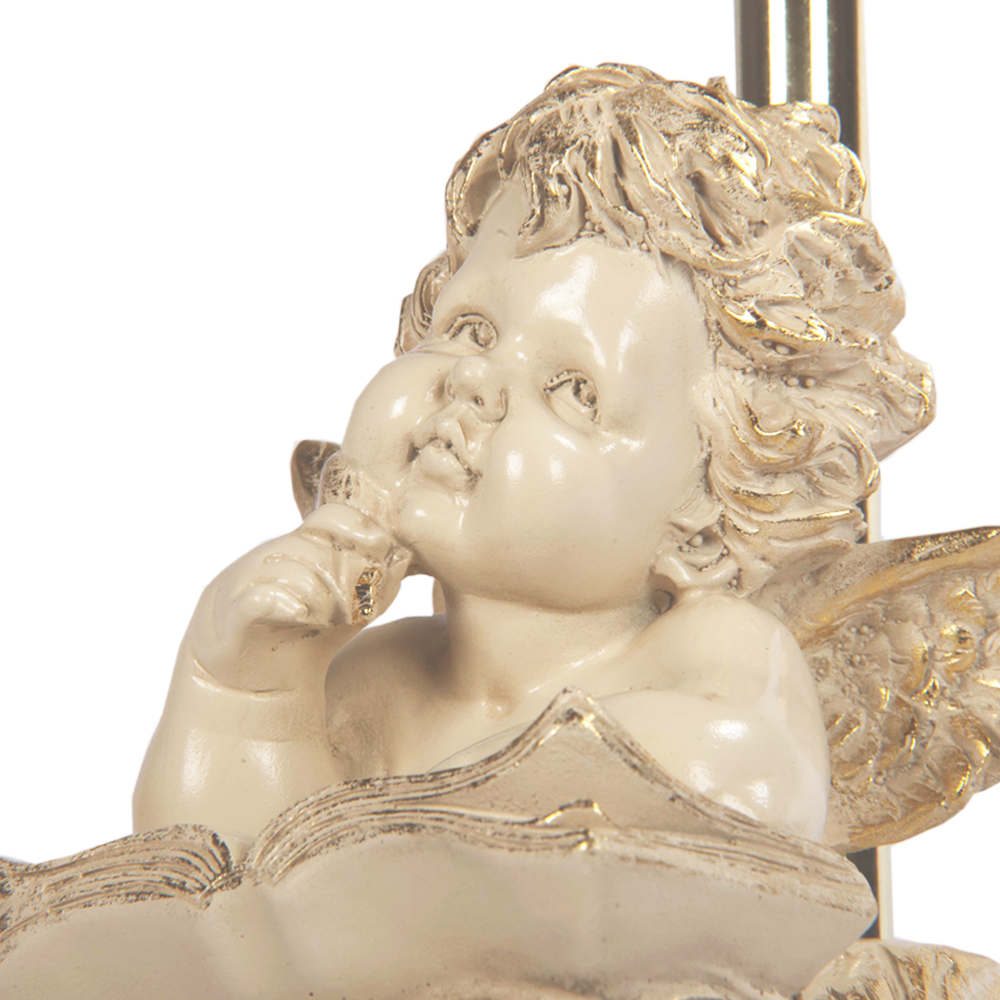 32089,34001 Настольная лампа Ангел Поэт Айвори Мадлен Поталь BOGACHO 4627138210901, 4627138150801 - Вид №7