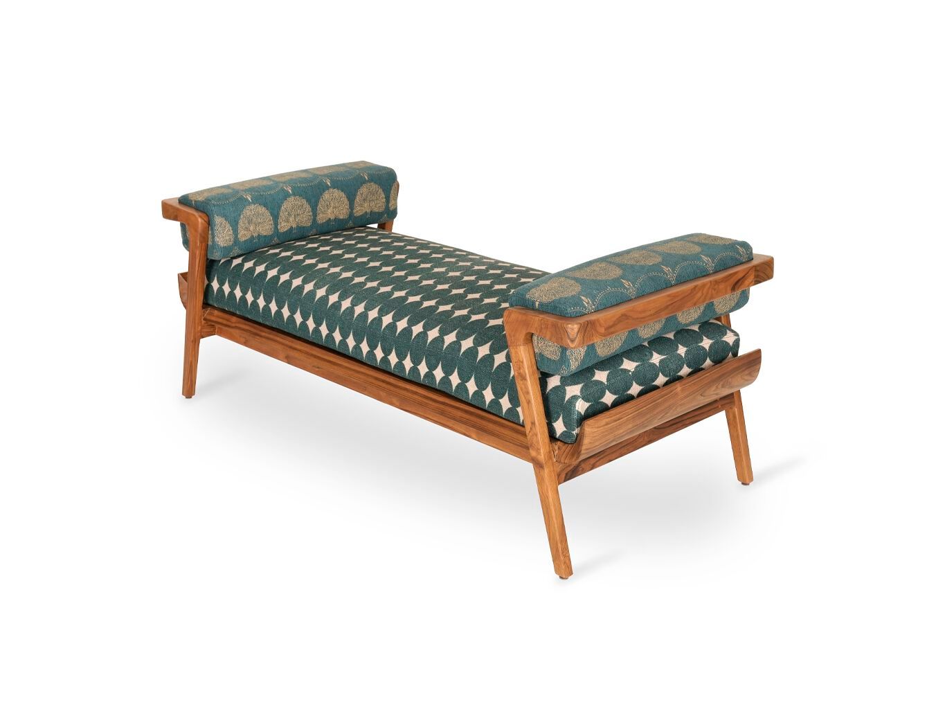 Спальная кровать из тикового дерева Alankaram YASSI ARCH-00119577 - Вид №9