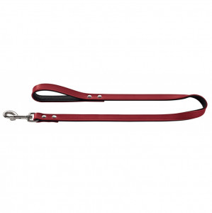 ПР0046582 Поводок для собак Basic 18/100 кожа красный HUNTER