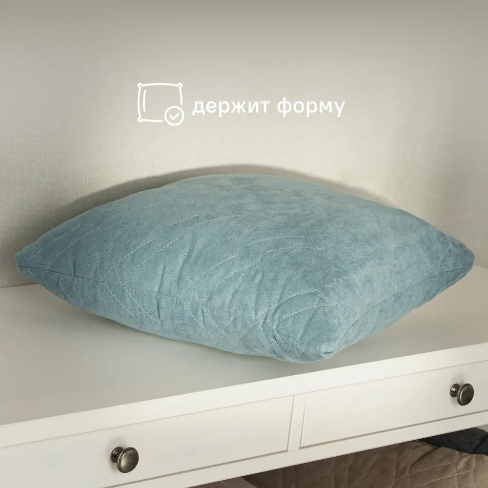Подушка декоративная Linen Way 43x43 см цвет серебристый 85295347 STLM-2045206  - Вид №5