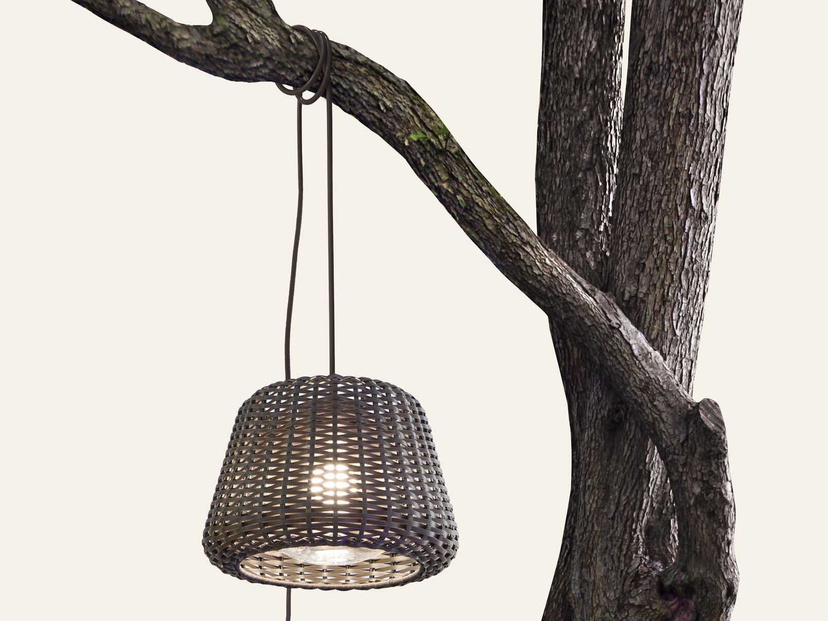 Открытый ротанга подвесной светильник Panzeri Ralph ARCH-00042134 - Вид №5