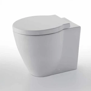 EASVAE Приставной унитаз напольный Белый Ceramica Cielo EASY BATH Италия