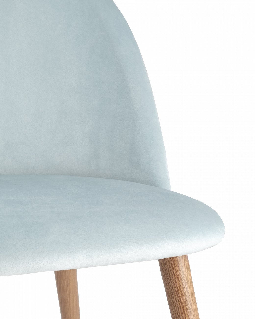 Стул с мягкой обивкой пыльно-голубой "Лион" STOOL GROUP ДИЗАЙНЕРСКИЕ 00-3881985 Голубой  - Вид №4
