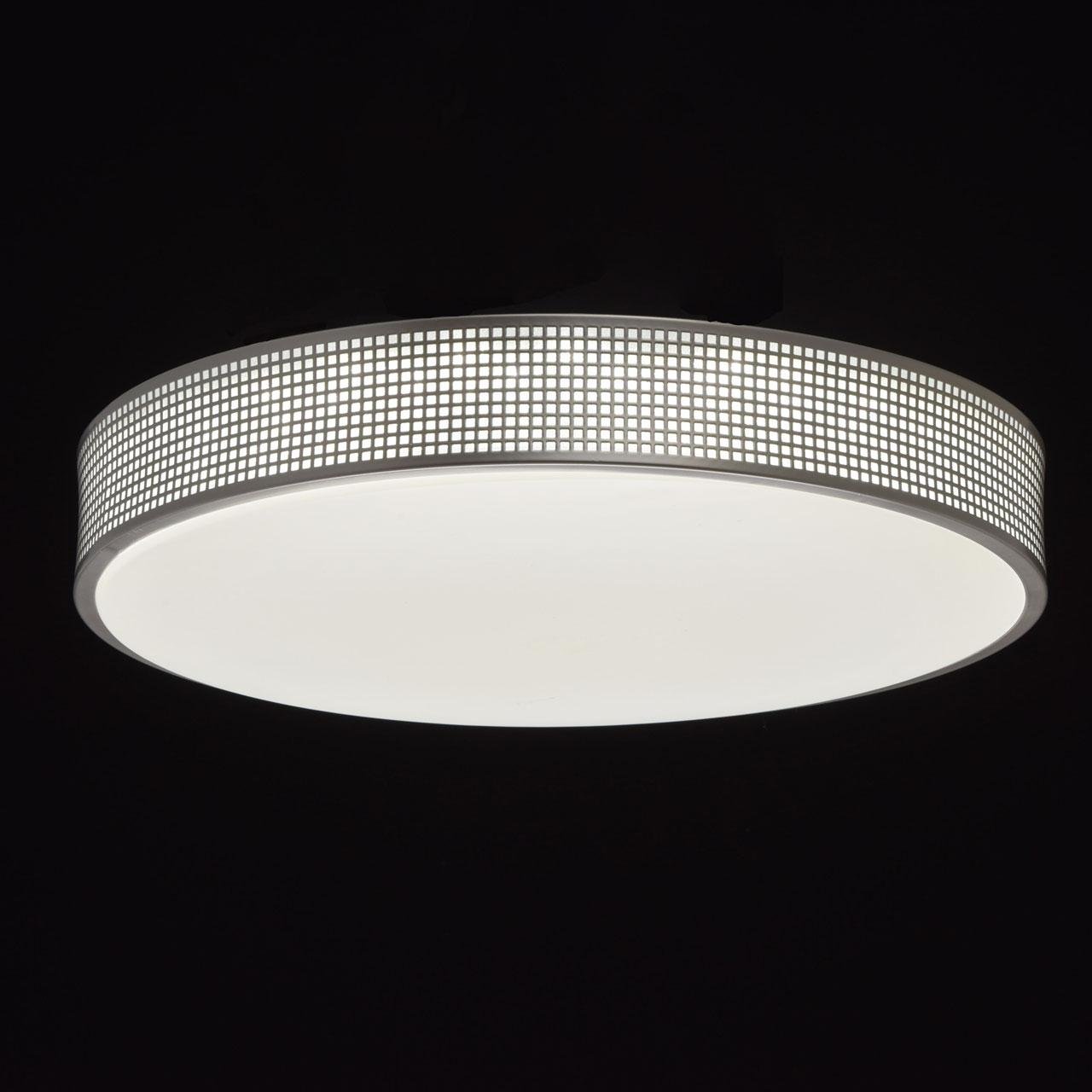 Потолочный светодиодный светильник ДУ De Markt Ривз 15 674015801 DE MARKT РИВЗ 203911 Белый;серебро  - Вид №3