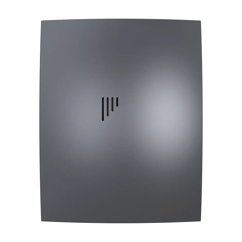 Вентилятор осевой вытяжной Diciti Breeze D100 мм 25 дБ 90 м3/ч обратный клапан цвет серый STLM-2169598 - Вид №3