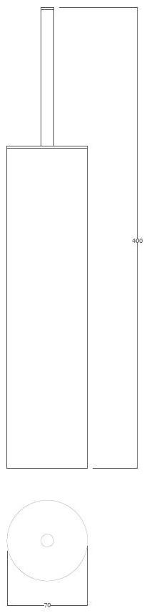 Water Evolution Ершик для унитаза из хромированной латуни Deep sun-id-1372274 - Вид №3