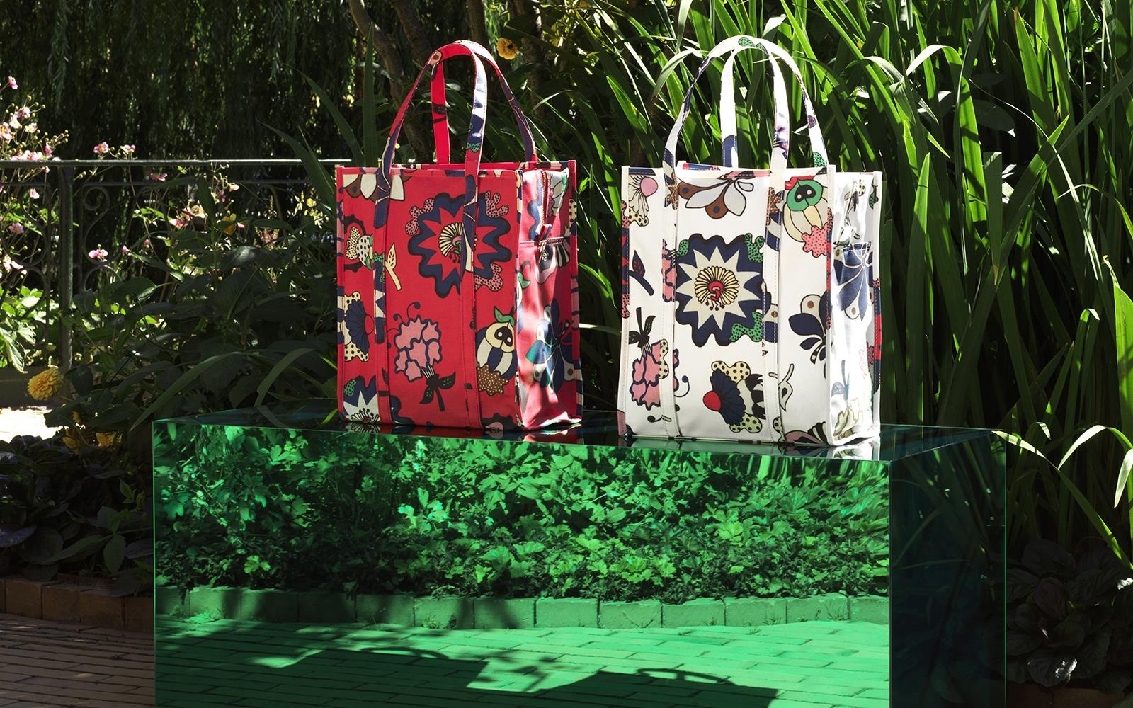 5000560 Сумка для покупок Walk In The Park Multi Red Normann Copenhagen  - Вид №2