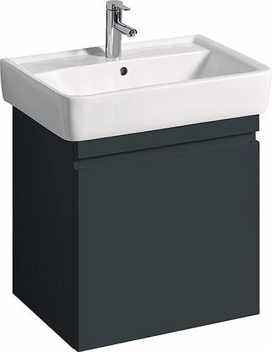 44758 IFO Renova Плоская тумба для умывальника с ящиком и внутренним ящиком, W = 480 мм, W1 = 550 мм, T = 400 мм, вяз, пленка  - Вид №5