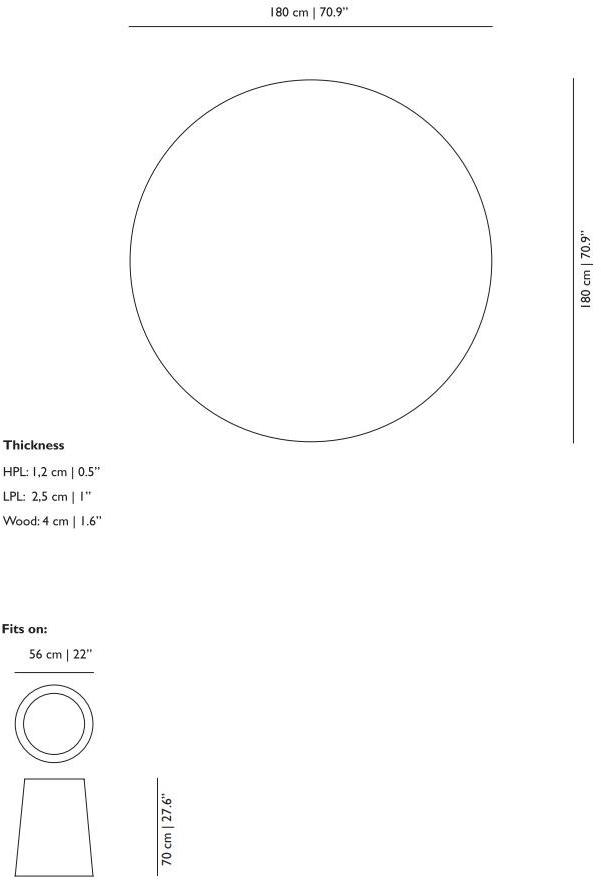 moooi Круглый стол из смолы Container sun-id-1386245 - Вид №5