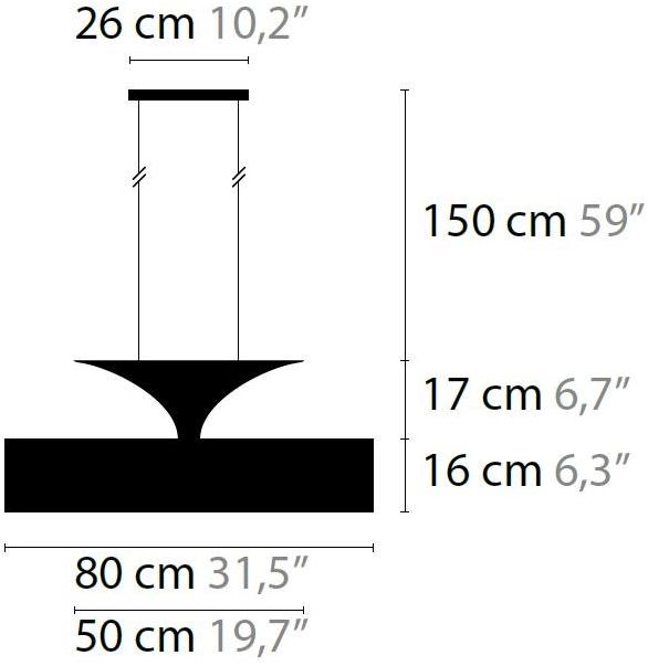 ILFARI Подвесной светильник прямого и отраженного света Airwave sun-id-1475941 - Вид №5