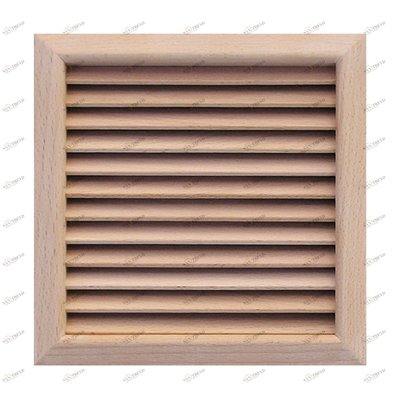 Деревянная вентиляционная решетка, бук 172x172 Santreyd sun-id-682715