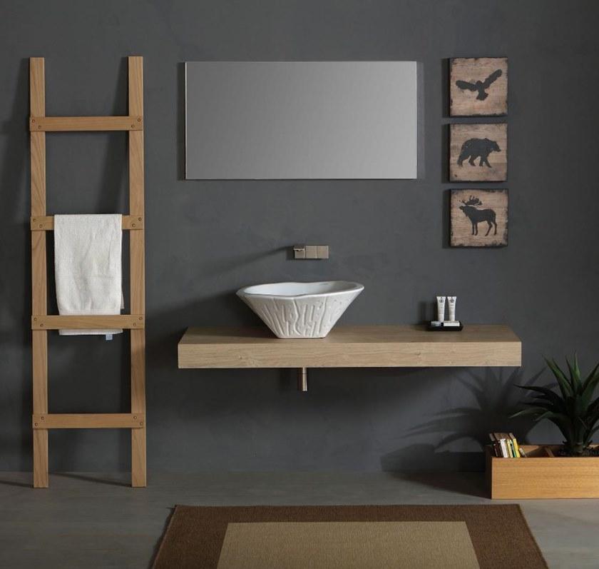 Trr01t Подвесная раковина настенная овальная Horganica Terra белая - Вид №5