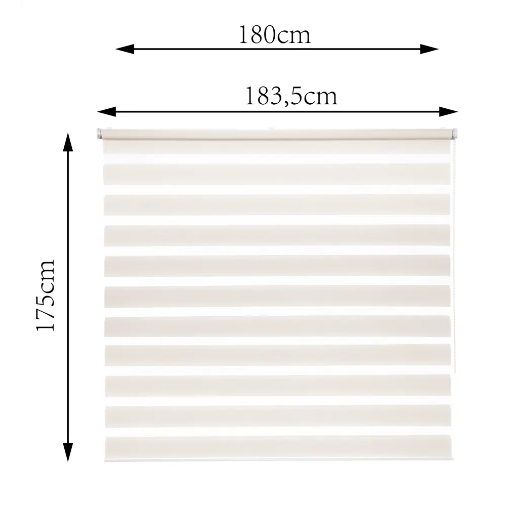 INSPIRE Peter - Рулонная штора день-ночь с экосертификатом 180×175 см 85225670 STLM-0060104 - Вид №2