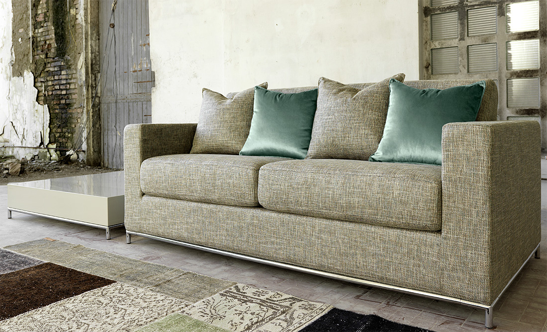 Диван  DOMINGO SALOTTI NEWMAN   STEEL 