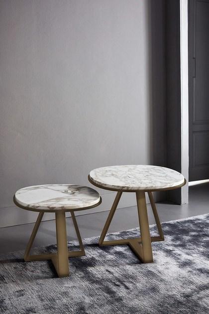 Meridiani Круглый журнальный столик из мрамора Edition shine sun-id-1449138 - Вид №2