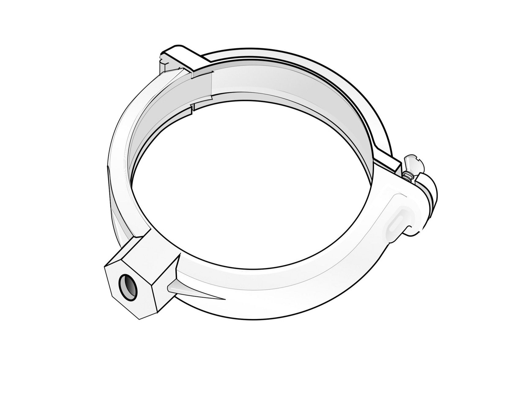 Круглый воротник из ПВХ First Corporation CNM80B ARCH-00039702 - Вид №1