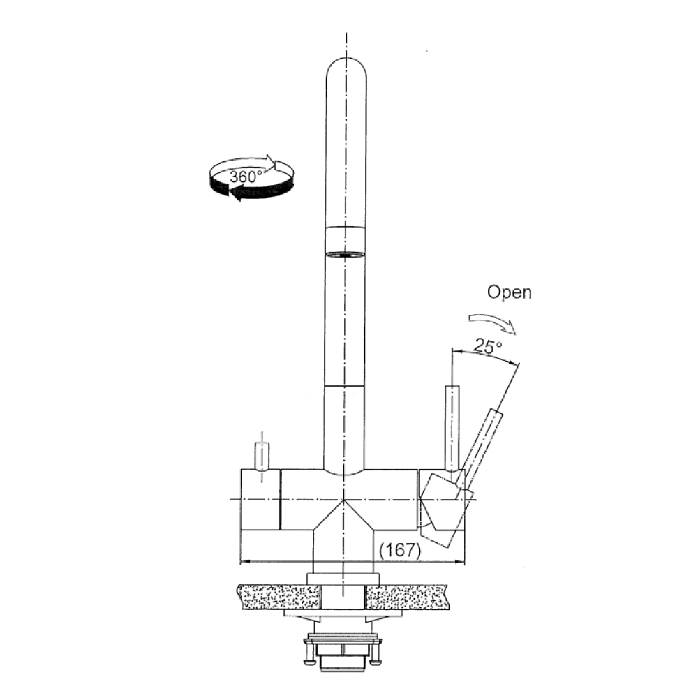 Кухонные смесители Eco Venice SSN-1338-LG SEAMAN - Вид №3