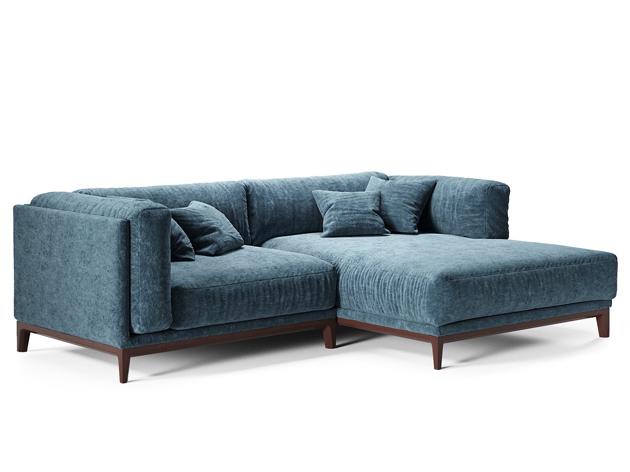 Диван Case угловой синий THE IDEA ДИЗАЙНЕРСКИЕ 210553 Синий  - Вид №1
