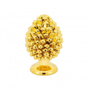 600959-01 ABHIKA СОСНОВАЯ ШИШКА НАСТОЯЩЕЕ ЗОЛОТО H20 GOLD