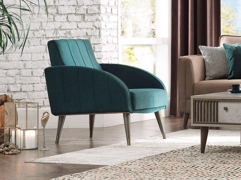 Enza Home Кресло из ткани с подлокотниками Praga sun-id-1382044 - Вид №4