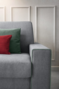 Двуспальный диван-кровать из ткани