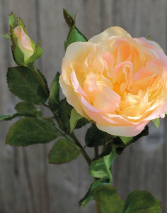 3255 553 a2 Ложная роза, 1 цветок, 2 бутона, 30 см, абрикос H-andreas