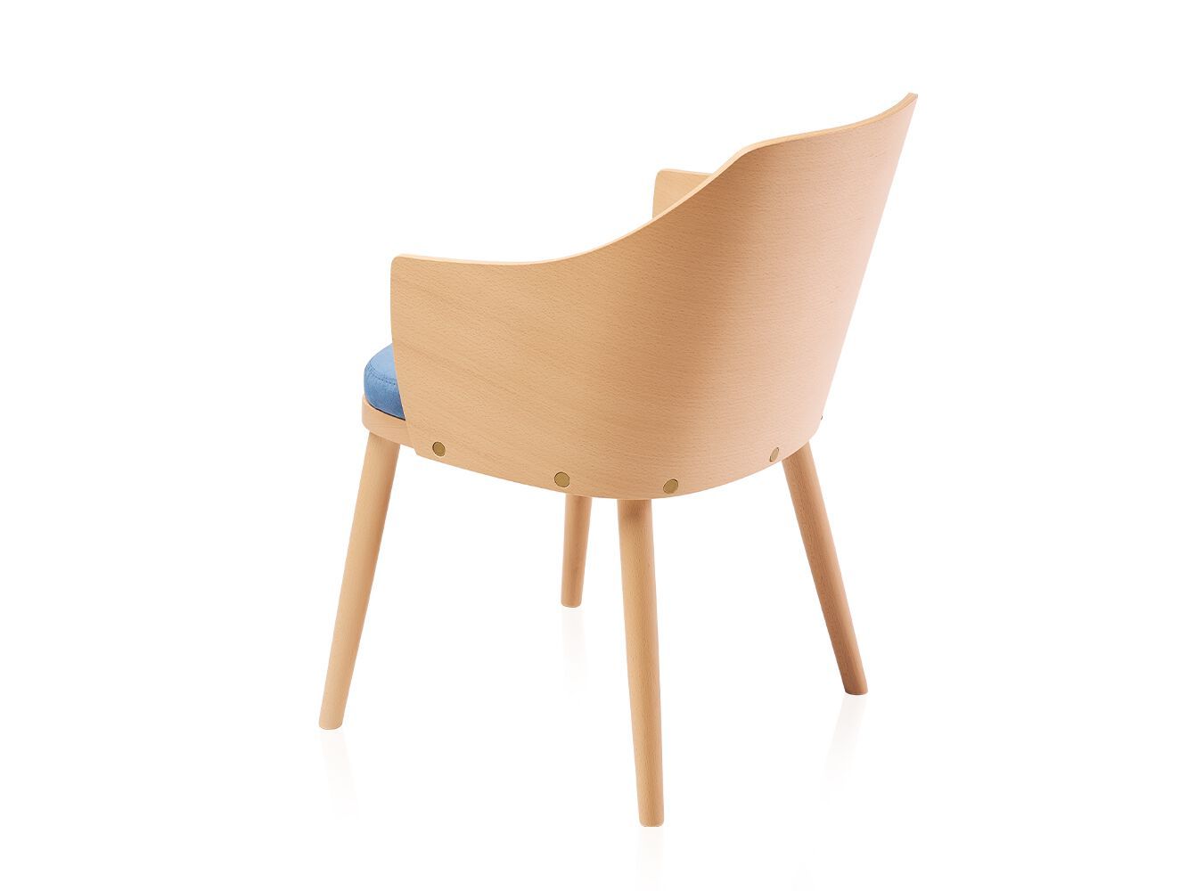 Деревянный стул с подлокотниками Vela Arredamenti Bras ARCH-00074225 - Вид №1