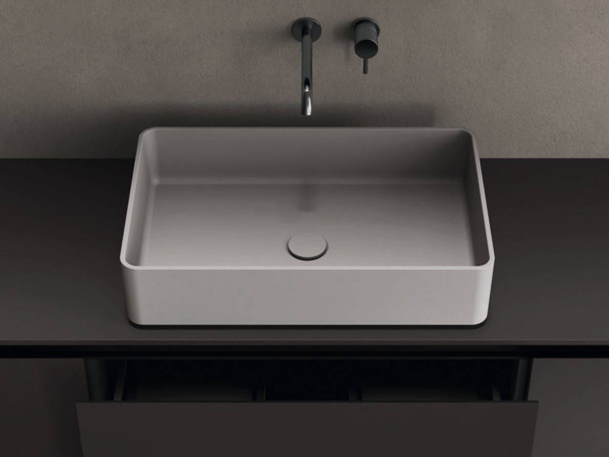 Деревянный подвесной шкаф для умывальника с выдвижными ящиками Noorth синтез ARCH-00101538 - Вид №2