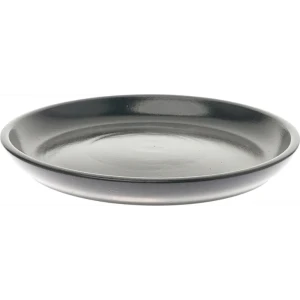 Поддон для горшка №5 Ø17 см, керамика, цвет чёрный