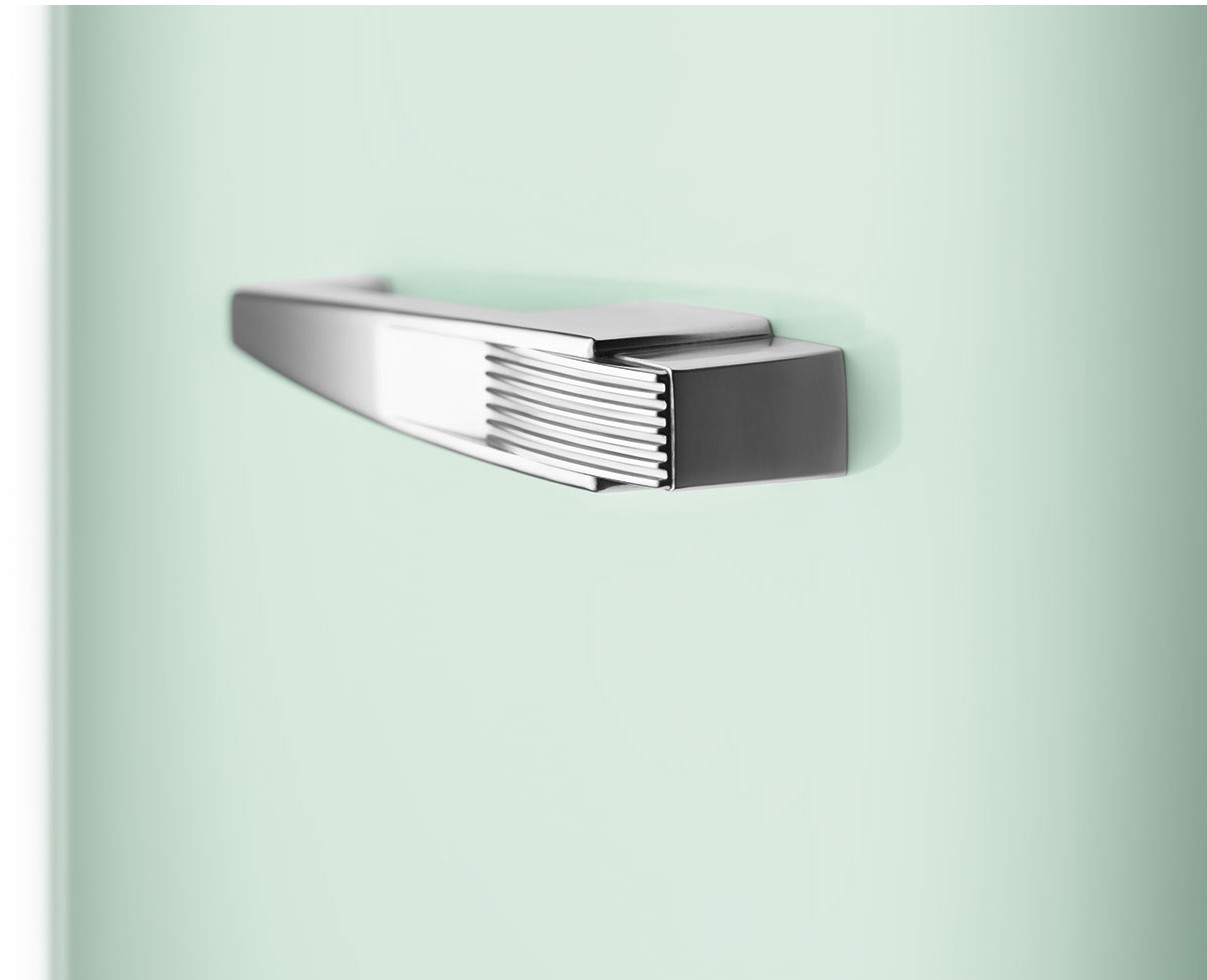 FAB28LPG5 Холодильник / отдельностоящий однодверный холодильник,стиль 50-х годов, 60 см, пастельный зеленый, петли слева SMEG  - Вид №3