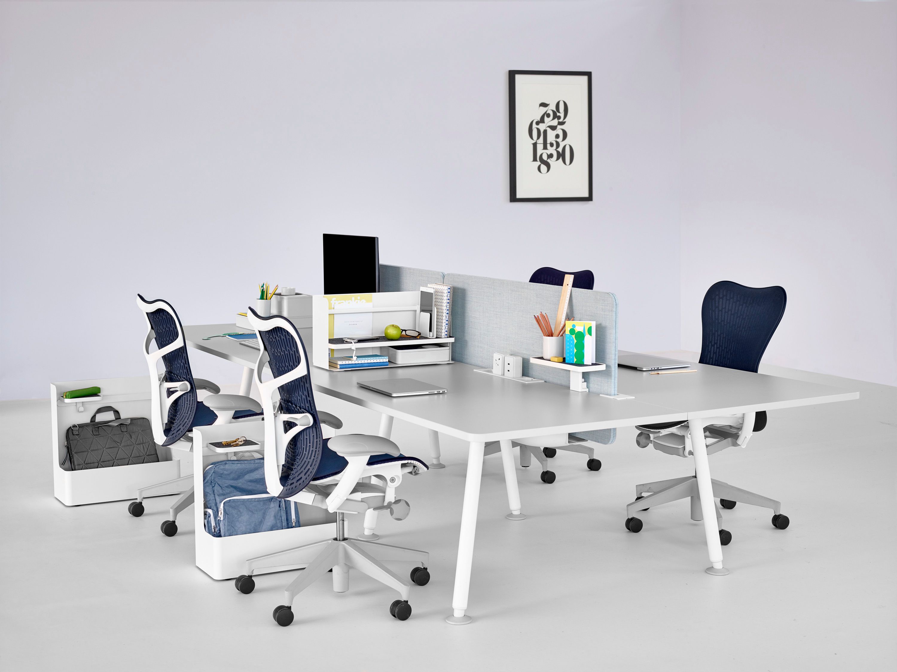 Эргономичное офисное кресло с вращающейся тканью Butterfly Herman Miller Mirra 2 ARCH-00092336 - Вид №10